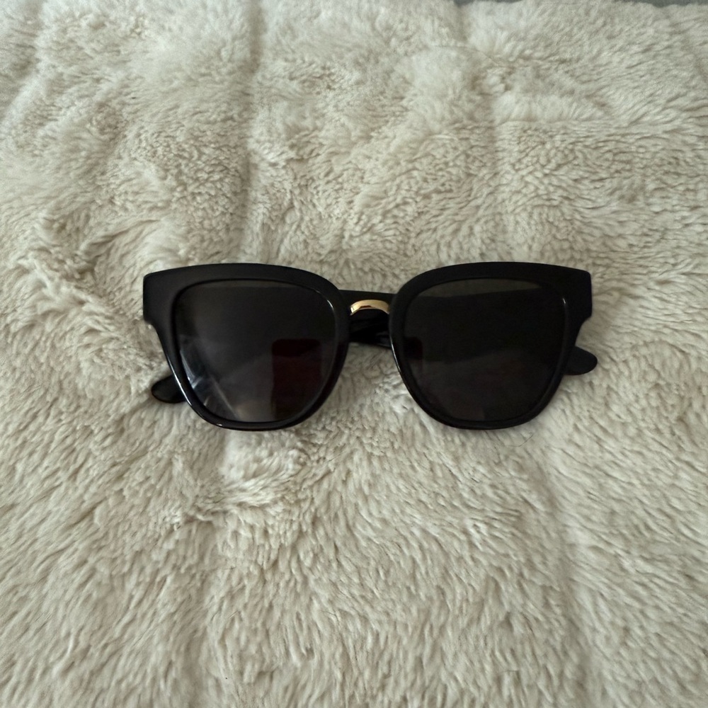 Dolce & Gabbana Black Sunglasses with Gold Accent